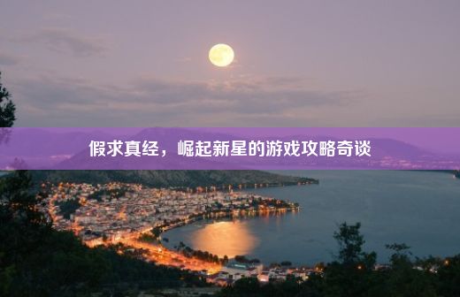 假求真经，崛起新星的游戏攻略奇谈