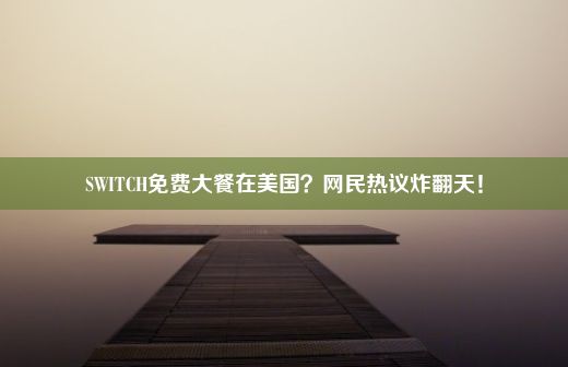 SWITCH免费大餐在美国？网民热议炸翻天！