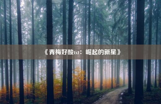 《青梅好酸txt：崛起的新星》