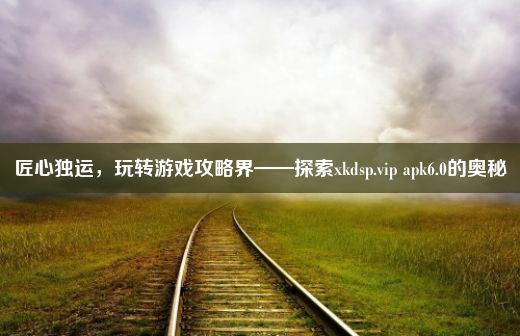 匠心独运，玩转游戏攻略界——探索xkdsp.vip apk6.0的奥秘