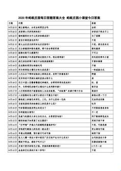 蚁世奇谈：揭秘蚂蚁新村小课堂的奥秘