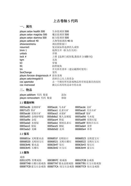 上古卷轴全魔法解锁代码，秘技猛料大揭秘！