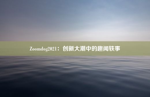 Zoomdog2021：创新大潮中的趣闻轶事