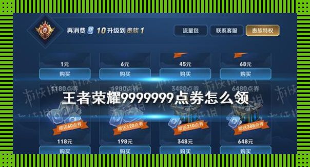 王者荣耀999999点券破解版：一场游戏一场梦