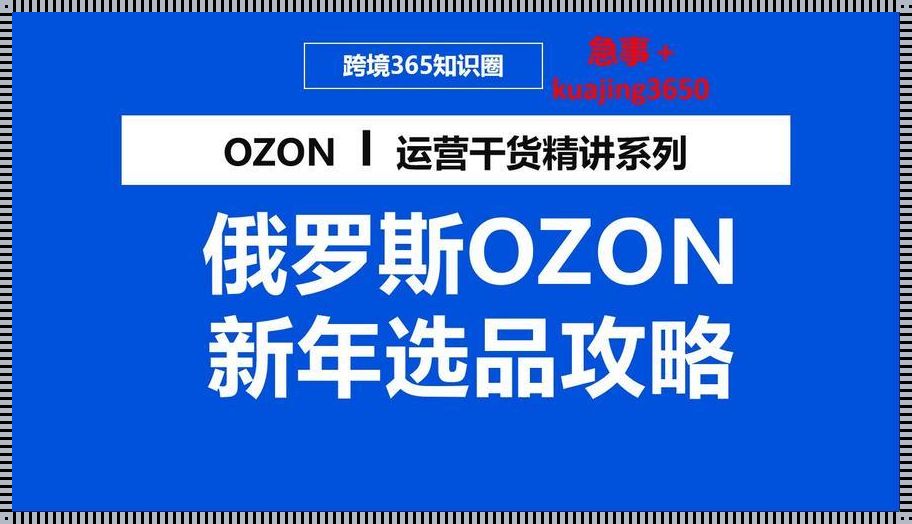 “俄罗斯Ozon选品”狂想曲：时尚潮流的奇葩攻略