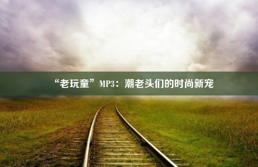 “老玩童”MP3：潮老头们的时尚新宠